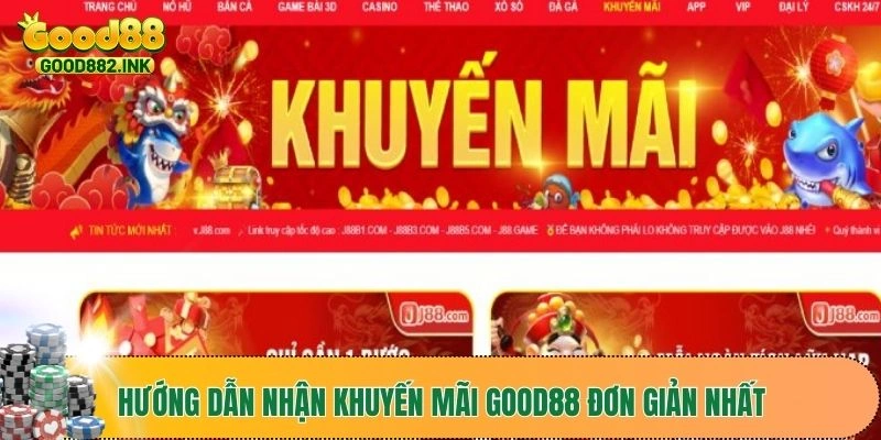 Khuyến Mãi Good88 - Nhận Thưởng Ưu Đãi Siêu Khổng Lồ 4 Hướng dẫn nhận khuyến mãi GOOD88 đơn giản nhất
